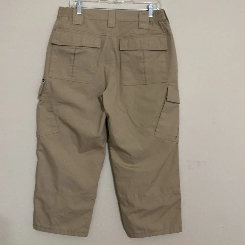 CQR Men's Cargo tactical Pants Tan hiking outdoor camping fishing 34X32 casual